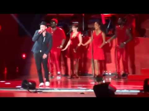 SUIT & TIE - Justin Timberlake and Jay Z LIVE at Legends of the Summer Tour