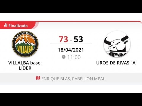 Infantil masc A VILLALBA BASE:LIDER - UROS BASKET RIVAS