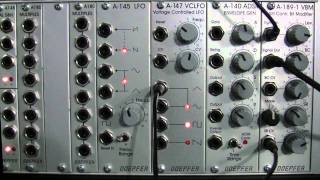 Video thumbnail for Doepfer A189-1 VBM Modulation Demo-Sample Rate by Raul's World of Synths