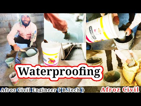Waterproofing Process Step Wise || Afroz Civil