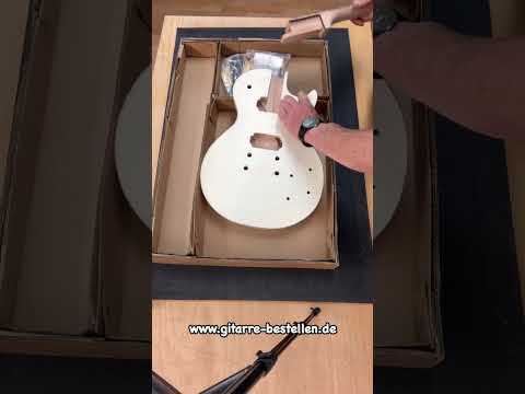 E-Gitarren Bausatz MLP Flame Top Standard Mahagoni Abalone