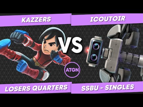 ATGN S8 #3 - Top 16 Losers Quarter-Final - Kazzers (Mii Brawler) VS Icoutoir (R.O.B.)