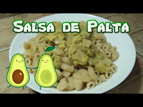 SALSA DE PALTA - receta ideal para fideos