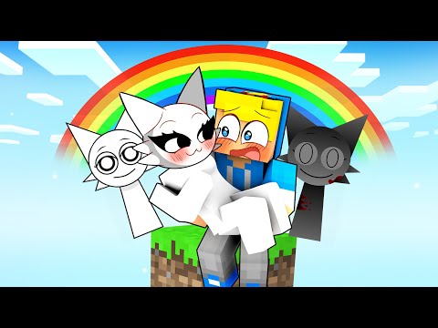 SBRISER E WENDA SOLI SU UN BLOCCO Su Minecraft!