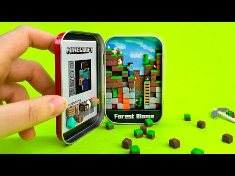 Making Tiny Minecraft World Box - Part 1 | Polymer Clay