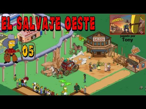 Los Simpson Springfield "El Salvaje Oeste, Cap. 5: "La diligencia" por Tony