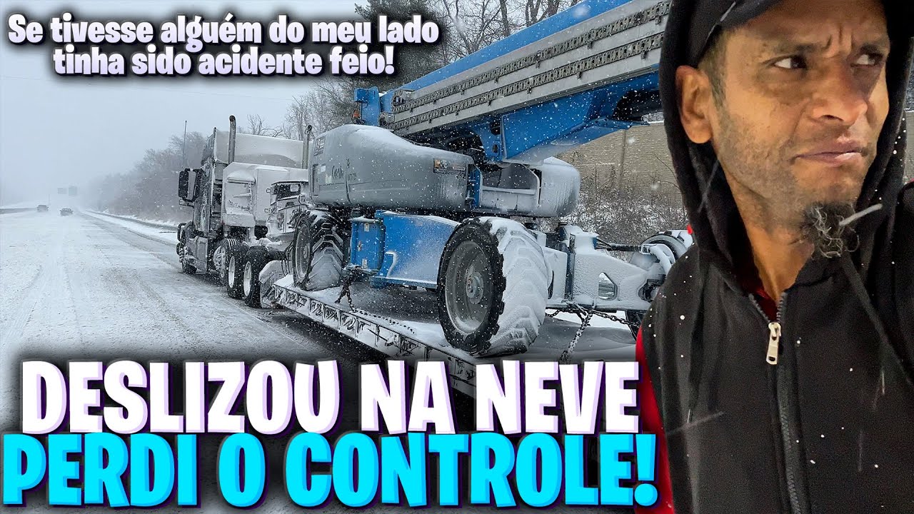 I LOST CONTROL OF THE TRUCK IN THE SNOW LIKE PAULO LANDIM