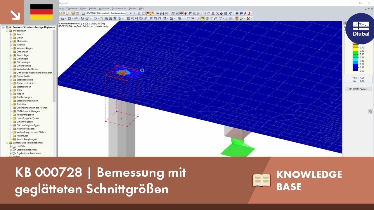 KB 000728 | Bemessung mit geglätteten Schnittgrößen