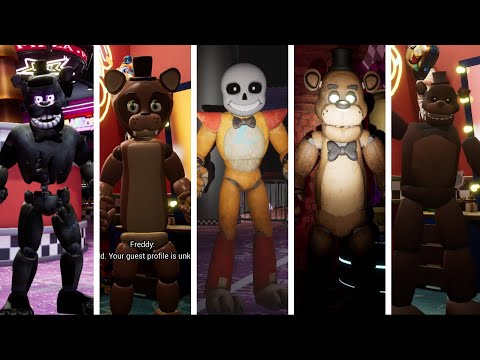All Freddy replacing Mods Compilation Showcase - FNAF Securtiy Breach