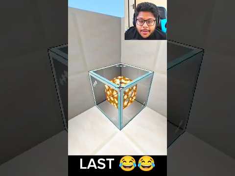 First Time One Block illusion 😂 #minecraft @AyushMore