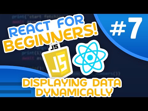 React for Beginners 7 Displaying Data Dynamically