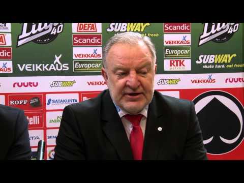 Ässät - Lukko mediatilaisuus 17.2.2015