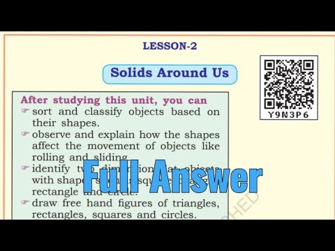 ||class 1 Maths|| Lesson -2 Solids around us ||#class1maths #class1st 