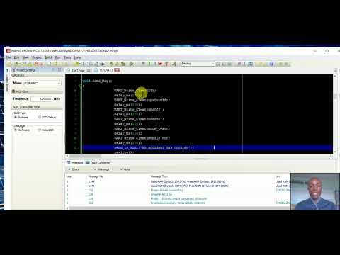 How to Interface PIC18F45K22, GPS and GSM modem MicroC Pro for Pic and Proteus UART Simulation