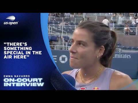 Emma Navarro On-Court Interview | 2025 US Open Round 1