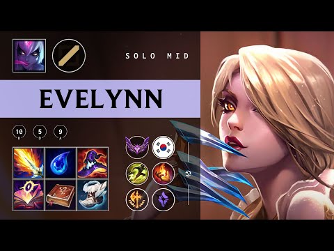 Evelynn Mid vs Zoe - KR Master Patch 25.22