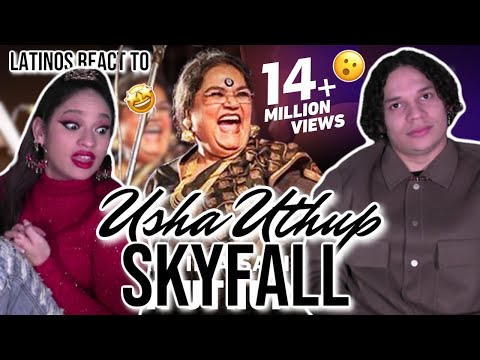 Waleska & Efra react to Usha Uthup - Skyfall cover for the first time! 👸🔥
