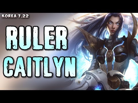 SSG Ruler plays Caitlyn (w Alistar) v Jhin/Tahm Kench matchup - Korea 7.22