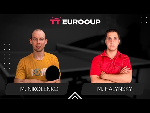 13:40 Maksym Nikolenko - Mykola Halynskyi 22.01.2024 TT Euro.Cup Ukraine  Star. TABLE 3