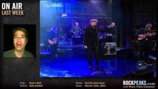 Bob Geldof &quot;How I Roll&quot; - RockPeaks Daily Vlog, 2011 03-23