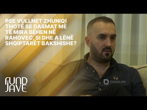 Pse Vullnet Zhuniqi thotë se dasmat më të mira bëhen në Rahovec, si dhe a lënë shqiptarët bakshishe?