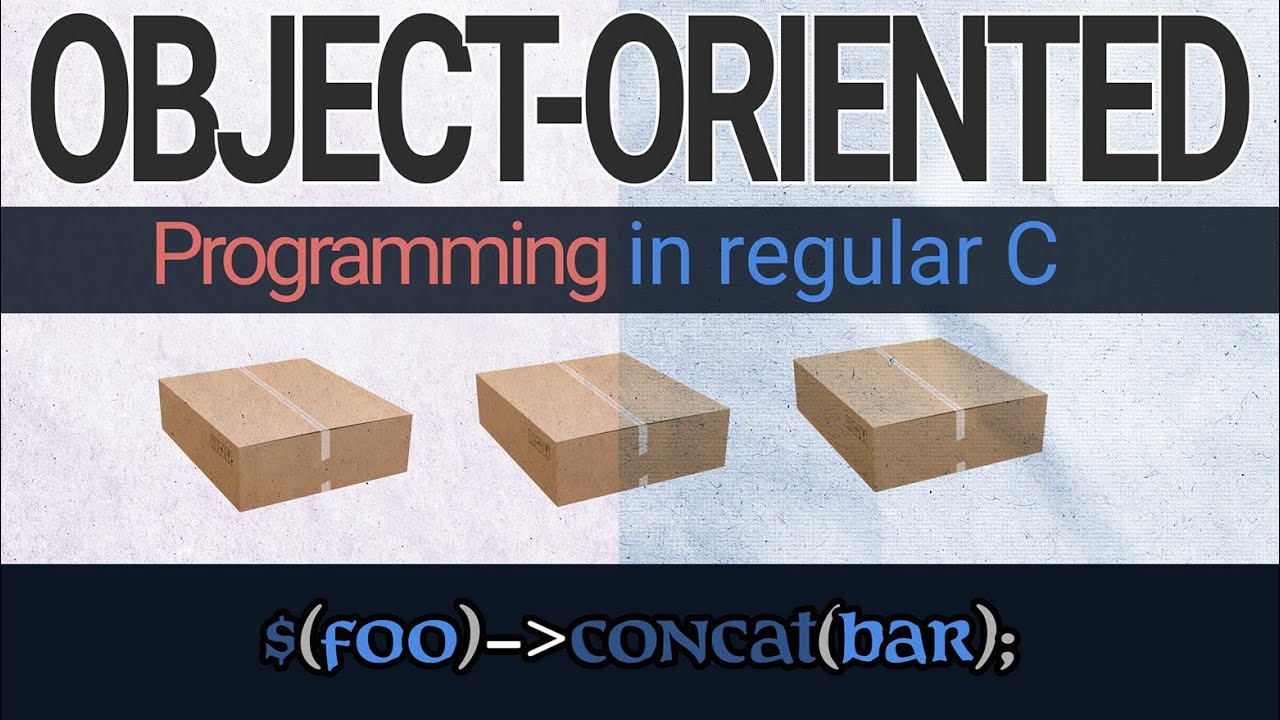 Object-Oriented Programming in regular C