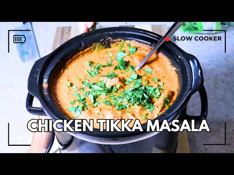 Slow Cooker Chicken Tikka Masala Recipe (All in one, no pre frying)