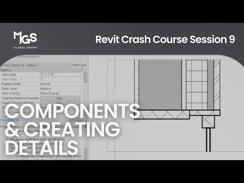 Revit Crash Course 9: Intro to Components and Details