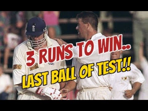 FINAL BALL of Test, 3 RUNS to Win & Never Seen Before Finish | Best Last Over Finish to a Test Match