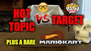 HOT TOPIC vs TARGET Funko Pop Shipment + Rare Mario Kart Hot Wheels