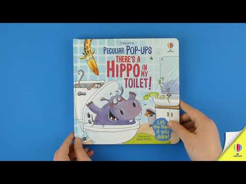 Книга Usborne Peculiar Pop-Ups: There's a Hippo in my Toilet! video 1