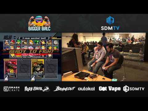 The Bigger Balc - HugS (Samus) vs. N0ne (Falcon/Ganon) - SSBM Top 32 Winners Quarters - Smash Melee