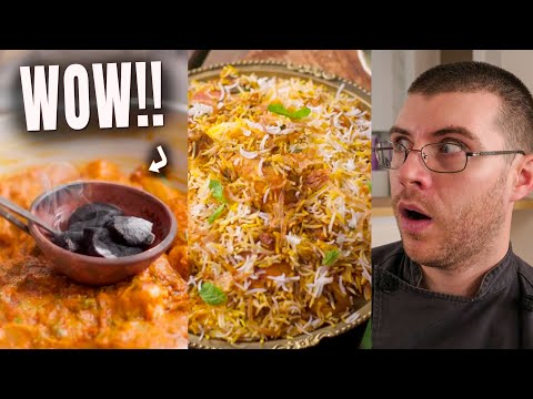 Pro Chef Reacts.. To How A REAL Chicken Biryani is MADE!