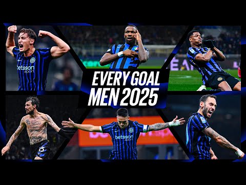 46 MINUTI DI SOLI GOL NERAZZURRI ⚽🤩 | EVERY GOAL MEN 2025 ⚫🔵