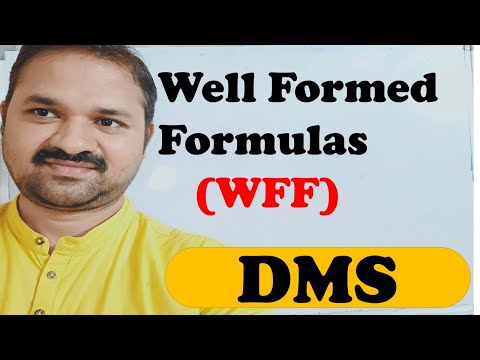Well Formed Formula || WFF || DMS || MFCS || Propositional Logic || Discrete Mathematics