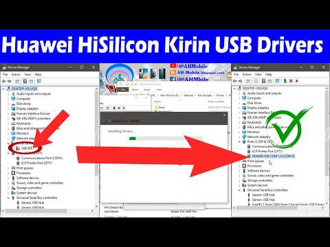 Huawei HiSilicon Kirin USB Drivers Setup and installation | Huawei USB COM 1.0