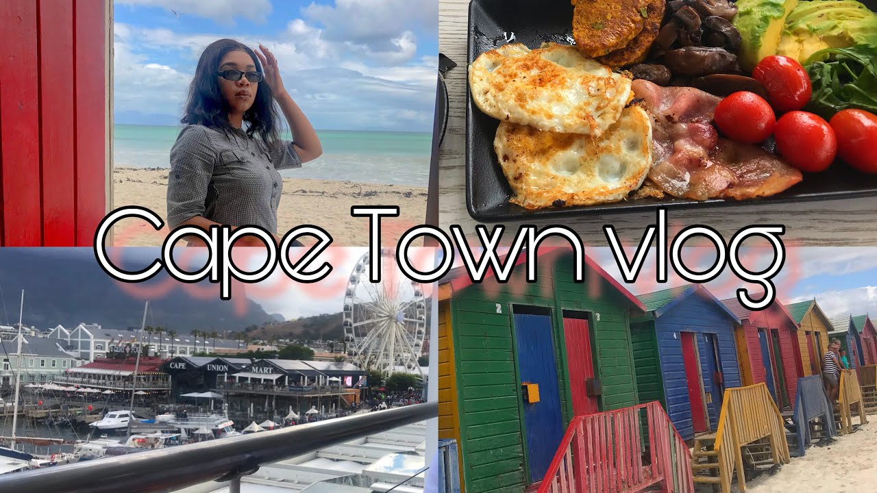 CAPETOWN VLOG | Muizenberg beach 🏖 + breakfast at waterfront ❤️