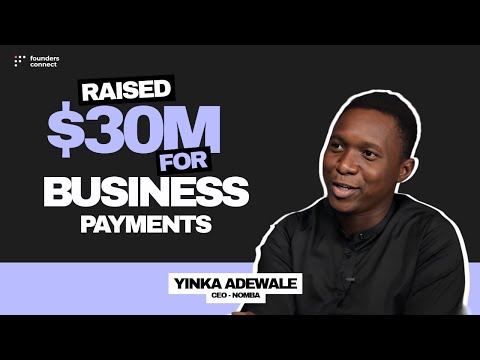 Yinka Adewale, the CEO of Nomba (formerly Kudi) #FoundersConnect. More than $30M Raised.