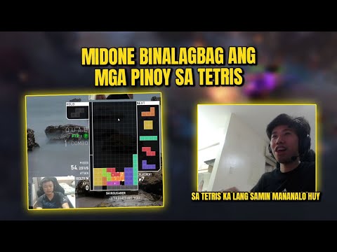 MIDONE BINALAGBAG ANG MGA PINOY SA TETRIS, KAHIT SI ARNIBAL WALANG NAGAWA!