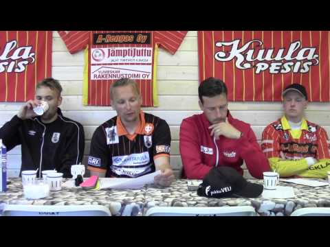 4.8.2015 Ylivieskan Kuula - Haminan Palloilijat, lehdistötilaisuus