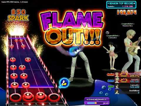The Fiery Concert - TATTOO COLOUR - เผลอไป ( Lv 3 Hard ) with FlameOut