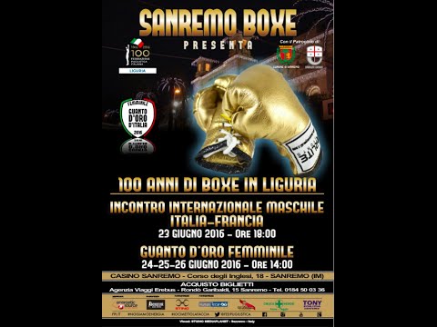 FINALISSIME Guanto d'Oro Femminile 2016 Trofeo E. Barigelli - Sanremo 24-26 Giugno