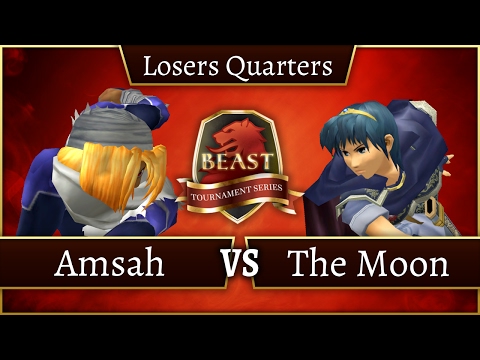 BEAST 7 - Asterion | Amsah (Sheik) Vs. MSF | The Moon (Marth) - Losers Quarters - Melee Singles