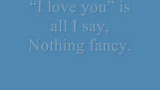 Alan Jackson  Nothing Fancy  lyrics