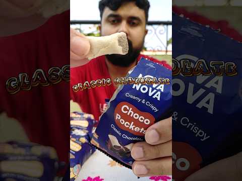 Bytes #cadbury ka #competition 🤔 Nova Nova Choco Pockets #foodreview #foodshorts #ashortaday