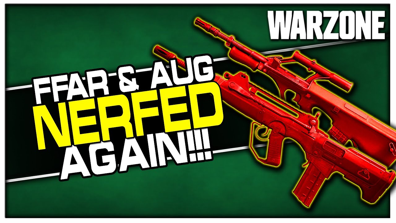 AUG & FFAR Nerfed Again + Rear Grip Fixes & More! (Warzone Balance Patch) - YouTube