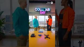 ドローン動画を撮影する男女！