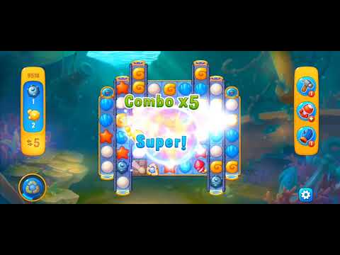 Fishdom Easy Level 9518 (with ingame lightning and firecracker boosters) @choraelmin