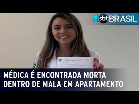 Médica é encontrada morta dentro de mala em apartamento no interior de SP | SBT Brasil (19/08/23)