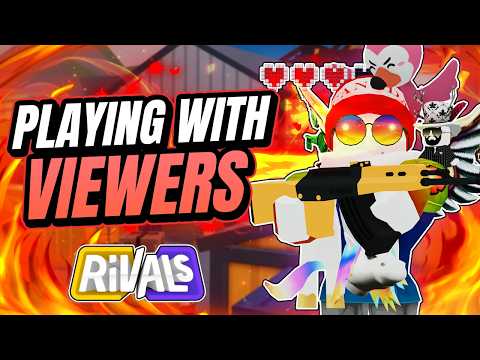 🔴 Roblox RIVALS With Viewers |  5v5s & 1v1s,  😀 | GOING CRAZY 😭